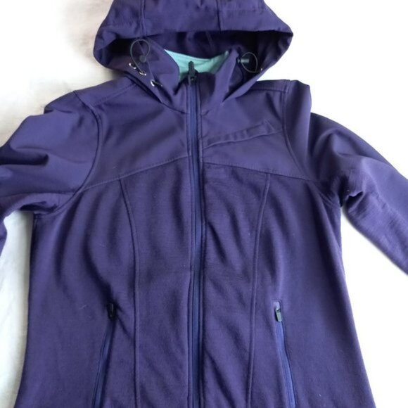 Icebreaker Merino Purple Zip Light Jacket (S) - Picture 7 of 12